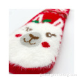 Christmas Fleece Slipper Socks Christmas Custom Warm Fuzzy Fleece Cute Slipper Socks Manufactory